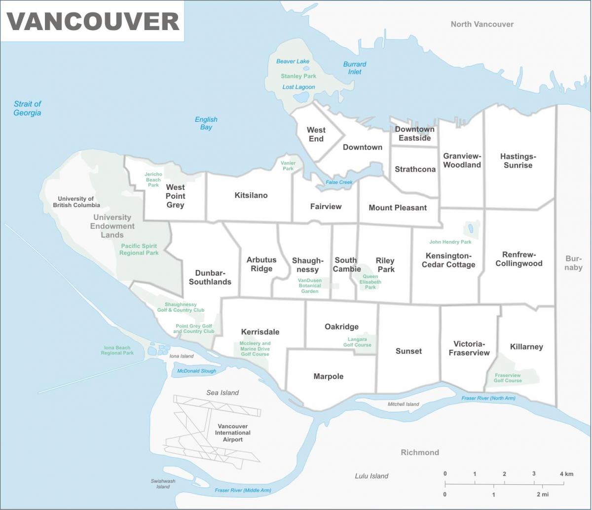 Plan districts Vancouver